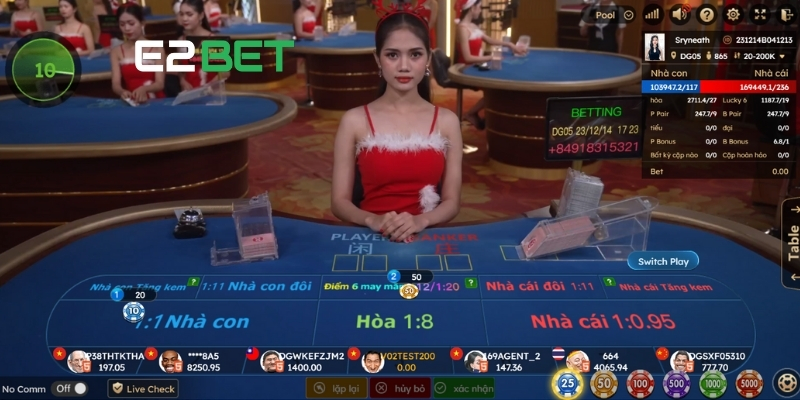 Xác Suất Baccarat - Hiểu Để Xây Dựng Chiến Thuật Chơi Cùng E2BET 2 Trải nghiệm Baccarat hấp dẫn, kịch tính từng ván tại E2BET mỗi ngày